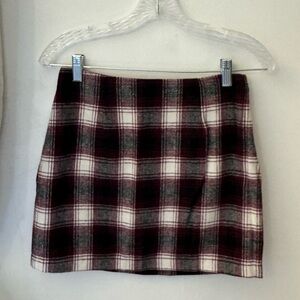 Plaid Mini Skirt